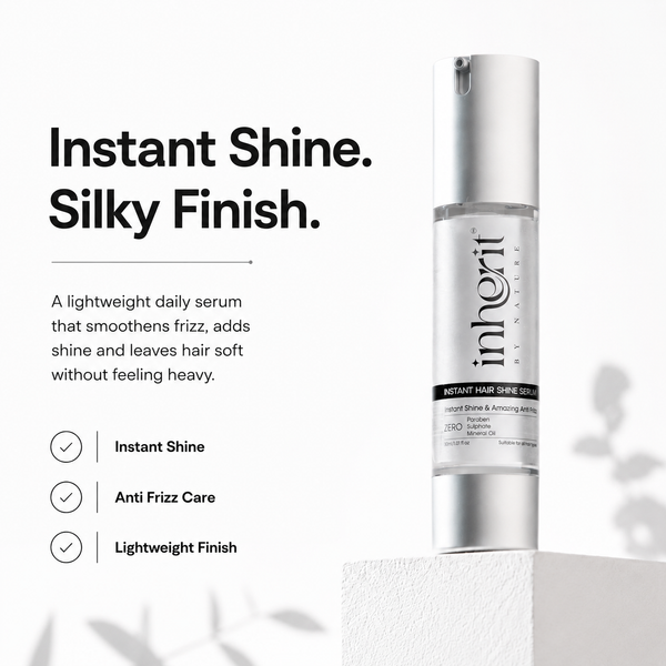 Instant Hair Shine Serum | Smooth, Shine & Protect Every Strand