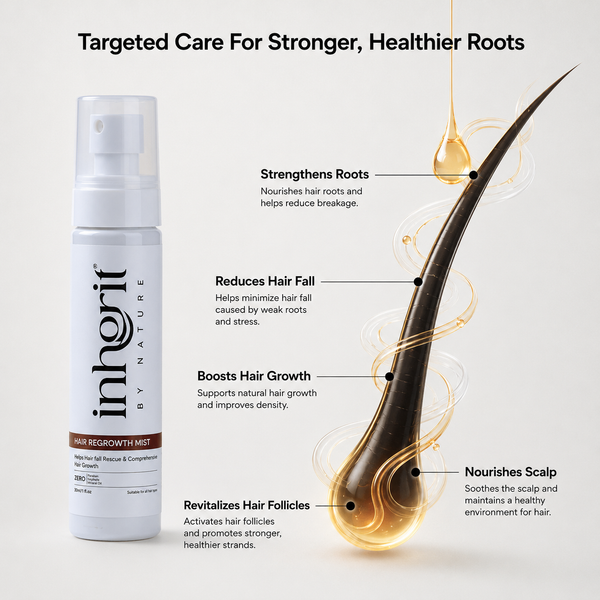 Hair Regrowth Mist | Daily Scalp Care for Stronger, Fuller-Looking Hair