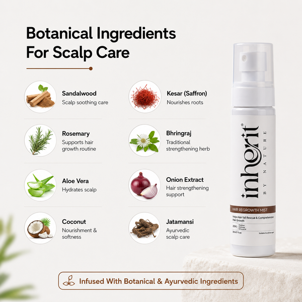 Hair Regrowth Mist | Daily Scalp Care for Stronger, Fuller-Looking Hair