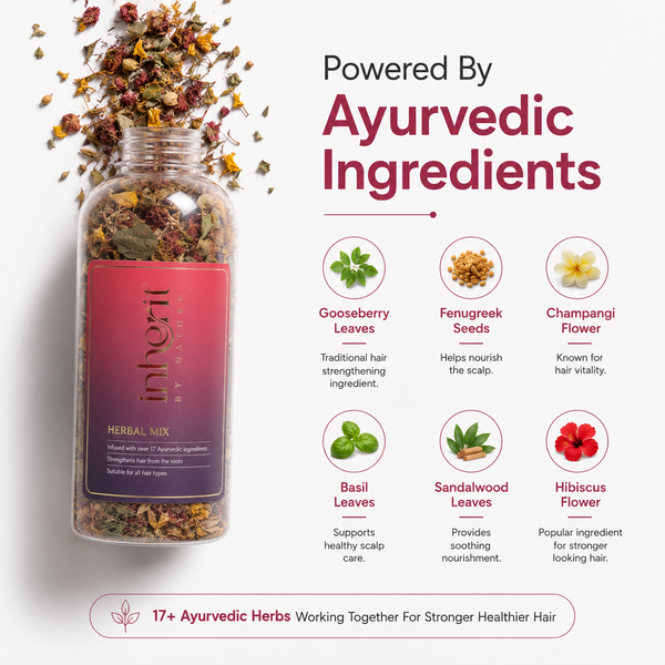 Herbal Mix | 17+ Ayurvedic Herbs for Stronger Roots & Healthier Hair